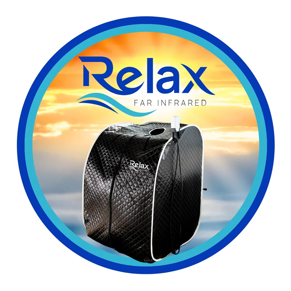 relax far infrared sauna logo on Hack Your Health