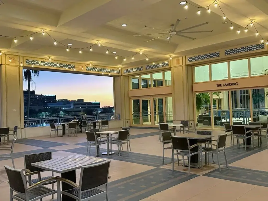 The Landing terrace at the Tampa Convention Center